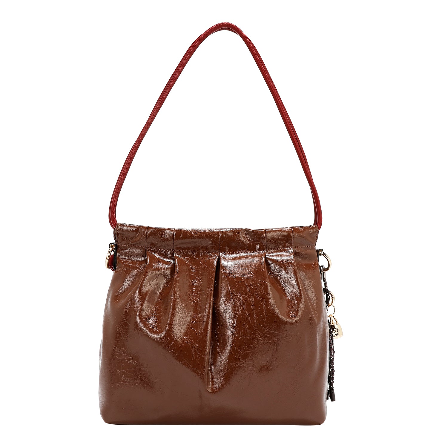 SHIMMER LUXE SQUARE SHOULDER BAG