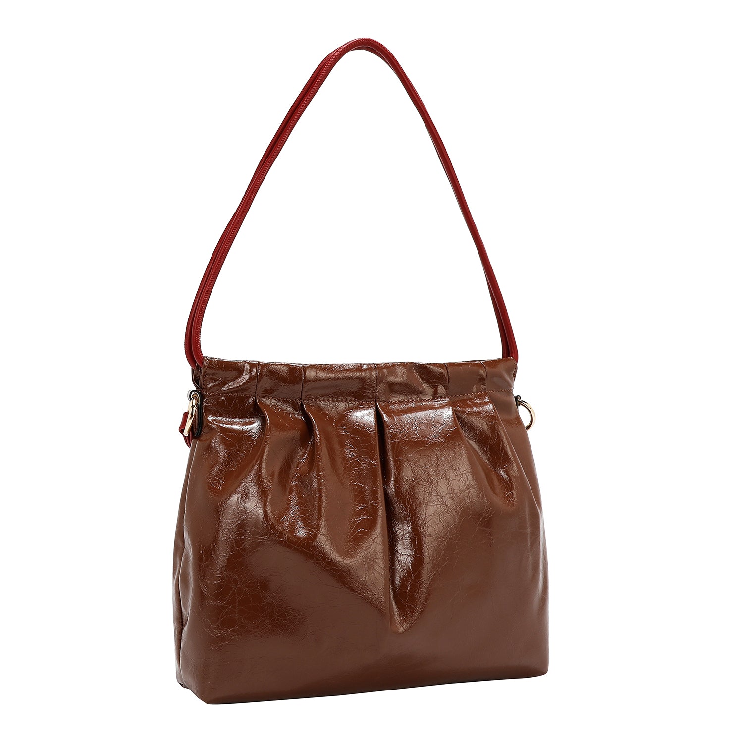 SHIMMER LUXE SQUARE SHOULDER BAG