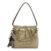 SHIMMER LUXE SQUARE SHOULDER BAG