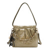 SHIMMER LUXE SQUARE SHOULDER BAG