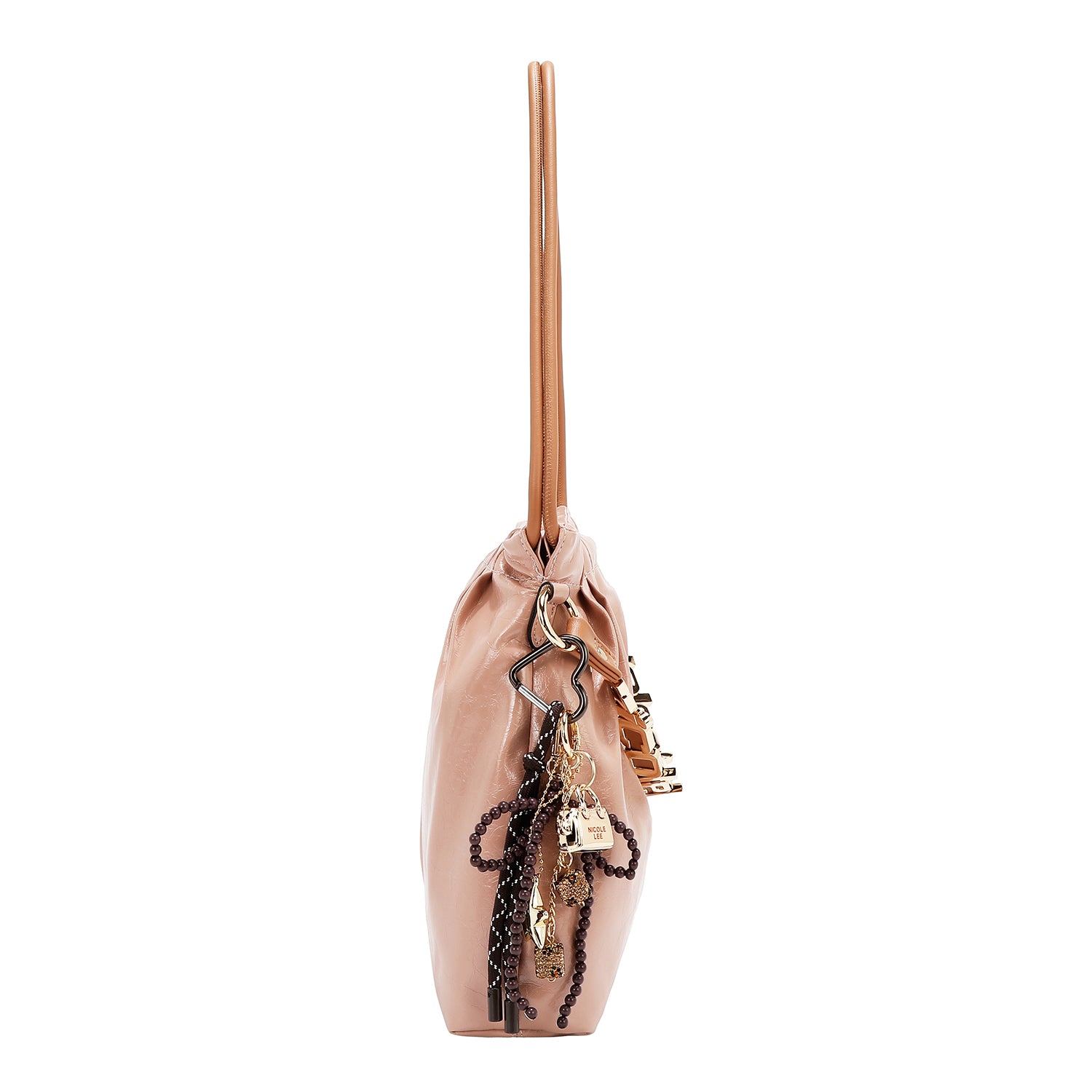 SHIMMER LUXE SQUARE SHOULDER BAG