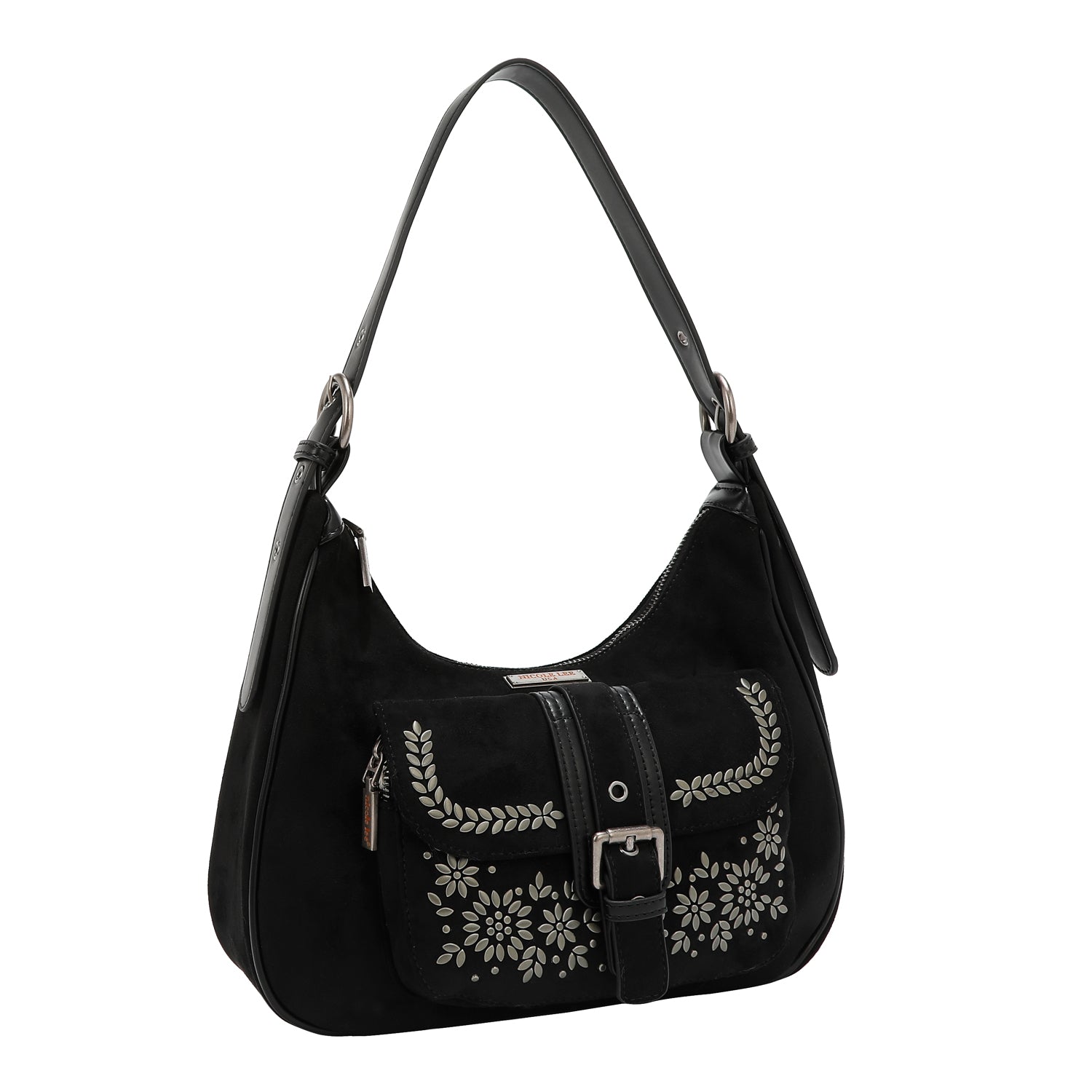 FLORAL LEAF SHOULDER BAG