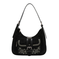FLORAL LEAF SHOULDER BAG