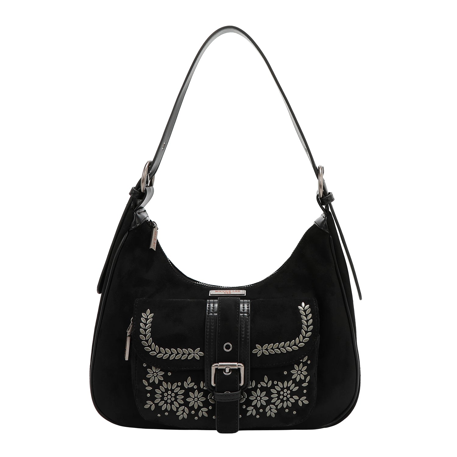 FLORAL LEAF SHOULDER BAG