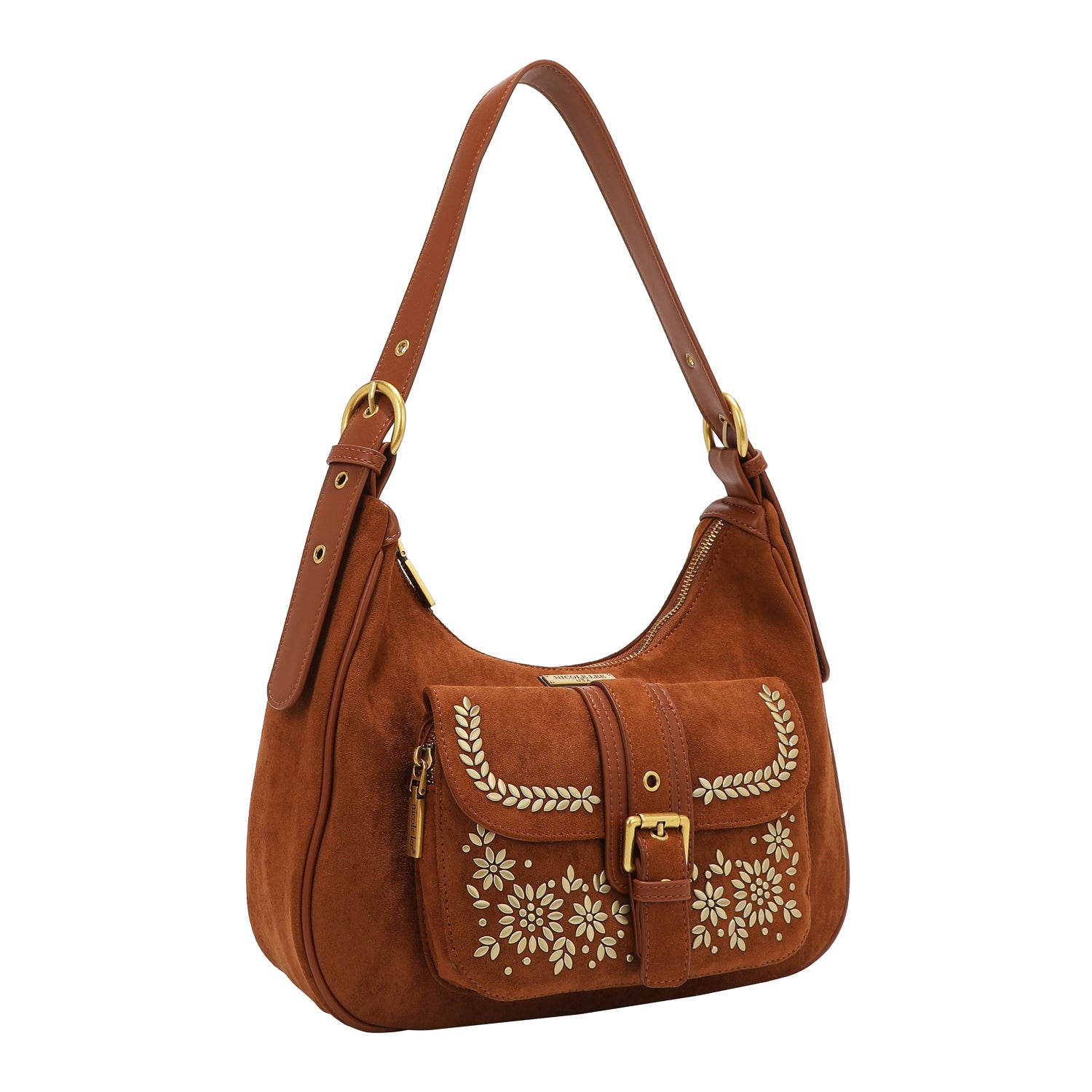 FLORAL LEAF SHOULDER BAG