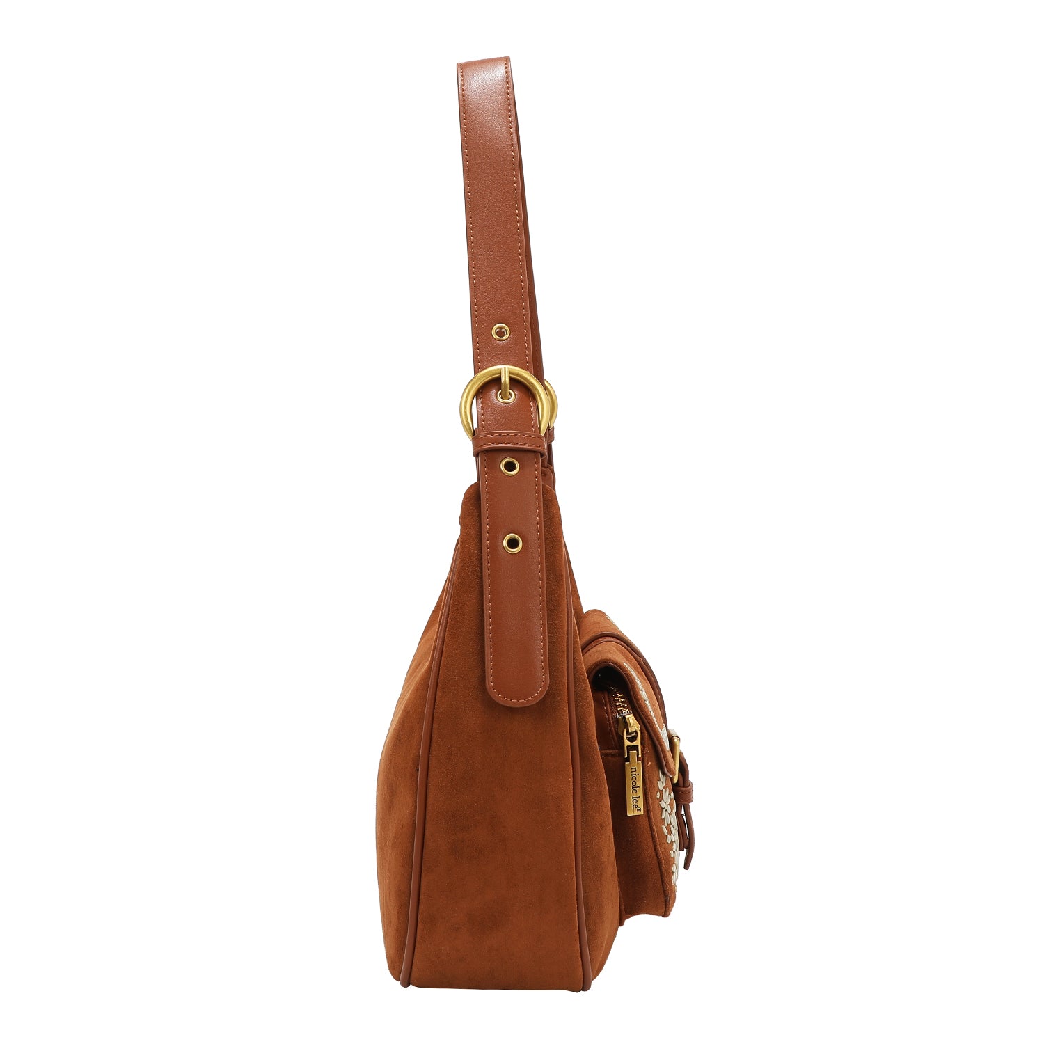 FLORAL LEAF SHOULDER BAG