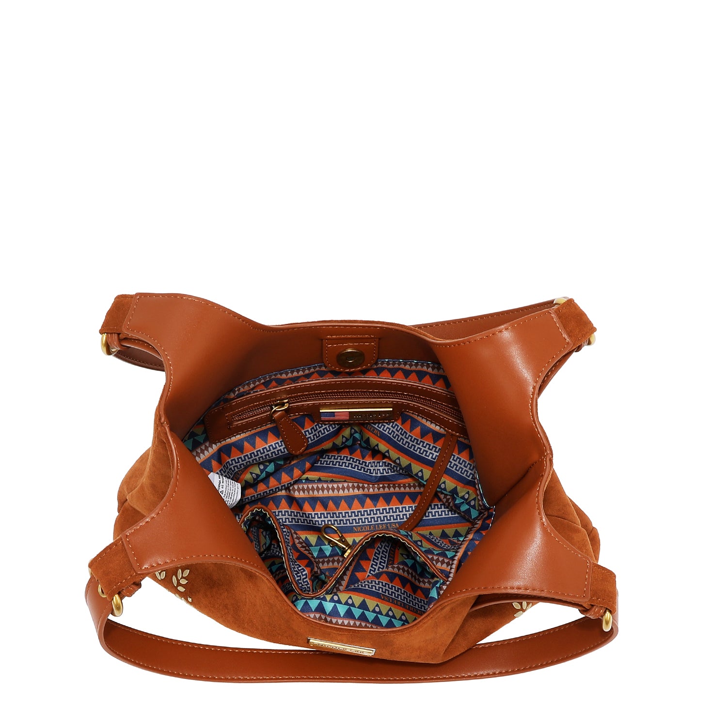 FLORAL LEAF HOBO BAG