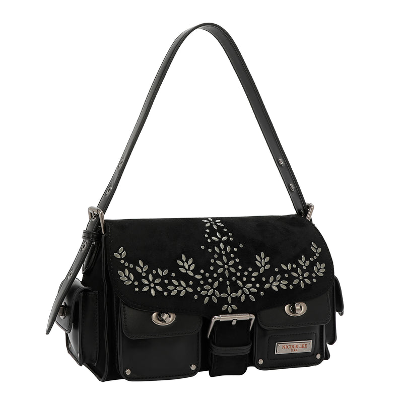Floral Leaf Handbag Offers Ample Space and Compartments to Keep
