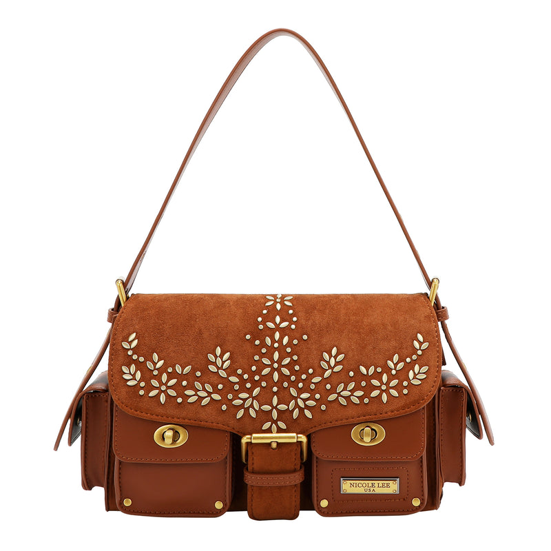Floral Leaf Handbag Offers Ample Space and Compartments to Keep