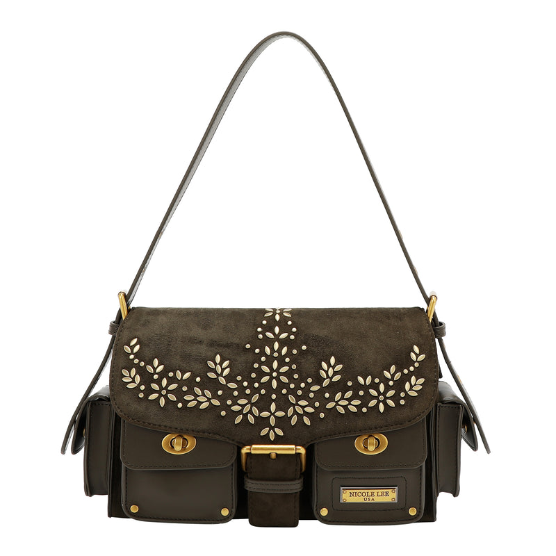 Floral Leaf Handbag Offers Ample Space and Compartments to Keep