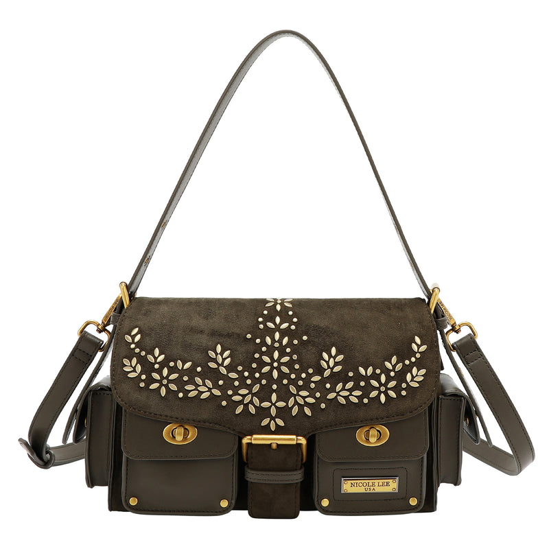 NLLE グッズ Amazon.com: NICOLE LEE 3 Pieces Handbag Pouch Set, Removable