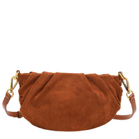 FLORAL LEAF RUCHED CROSSBODY