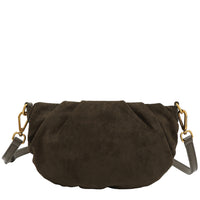 FLORAL LEAF RUCHED CROSSBODY