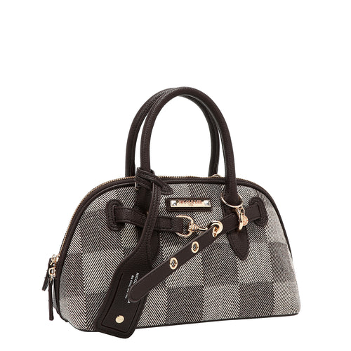 CHIC CHECK DOME BAG
