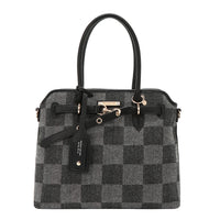 CHIC CHECK TOTE BAG