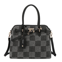 CHIC CHECK TOTE BAG