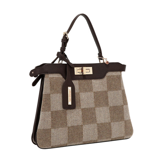 CHIC CHECK HANDBAG
