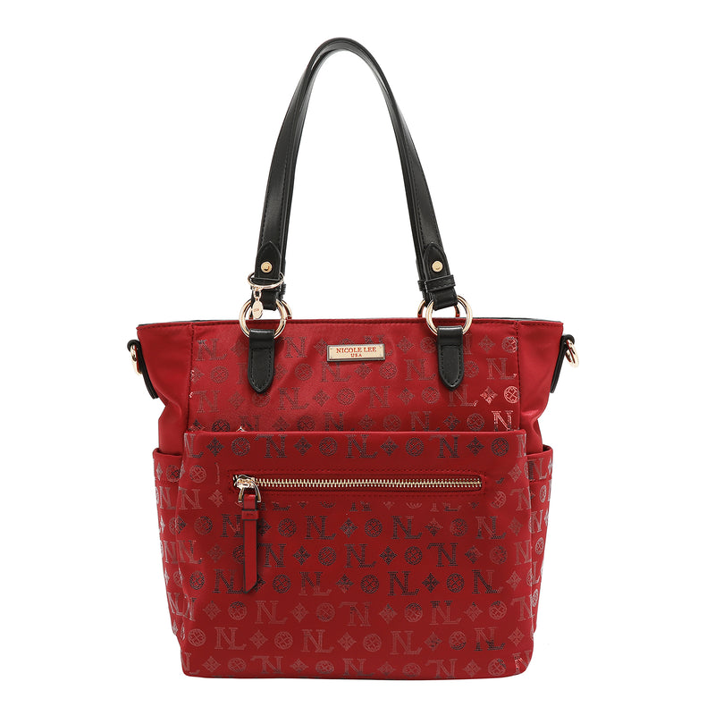 MONOGRAM LOG TOTE BAG
