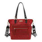 MONOGRAM LOG TOTE BAG