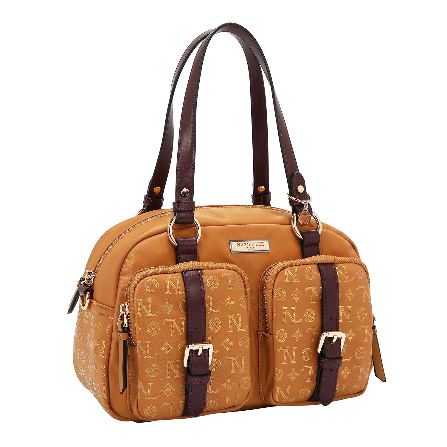 MONOGRAM LOGO BOSTON BAG