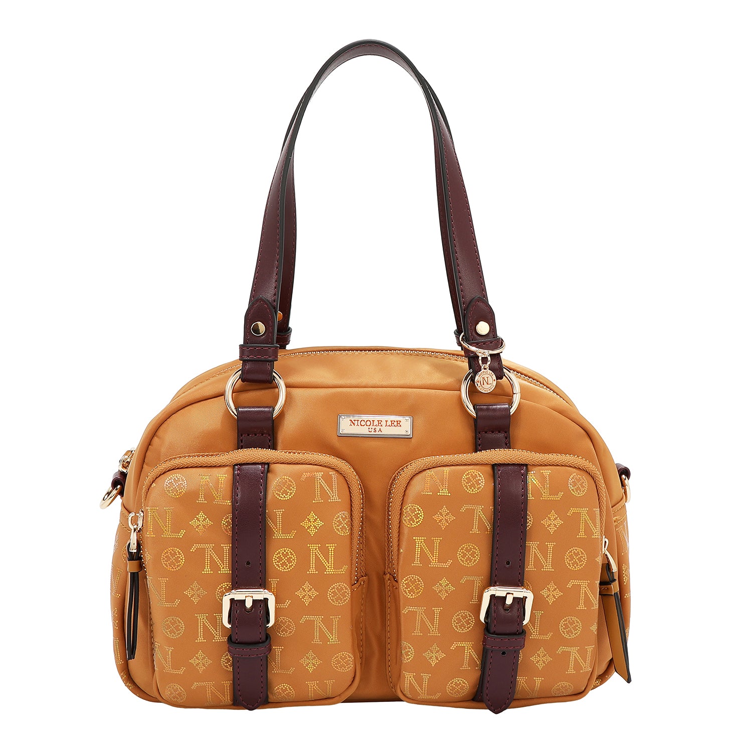 MONOGRAM LOGO BOSTON BAG