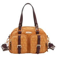 MONOGRAM LOGO BOSTON BAG