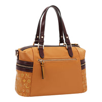 MONOGRAM LOGO SATCHEL BAG