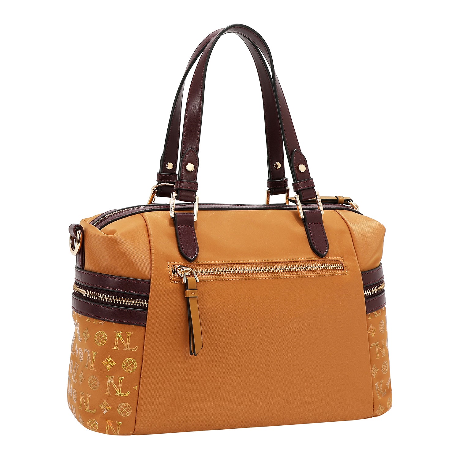 MONOGRAM LOGO SATCHEL BAG