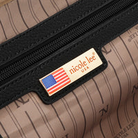 CHIC CHECK SATCHEL BAG