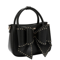 STUDDED BOW HANDBAG