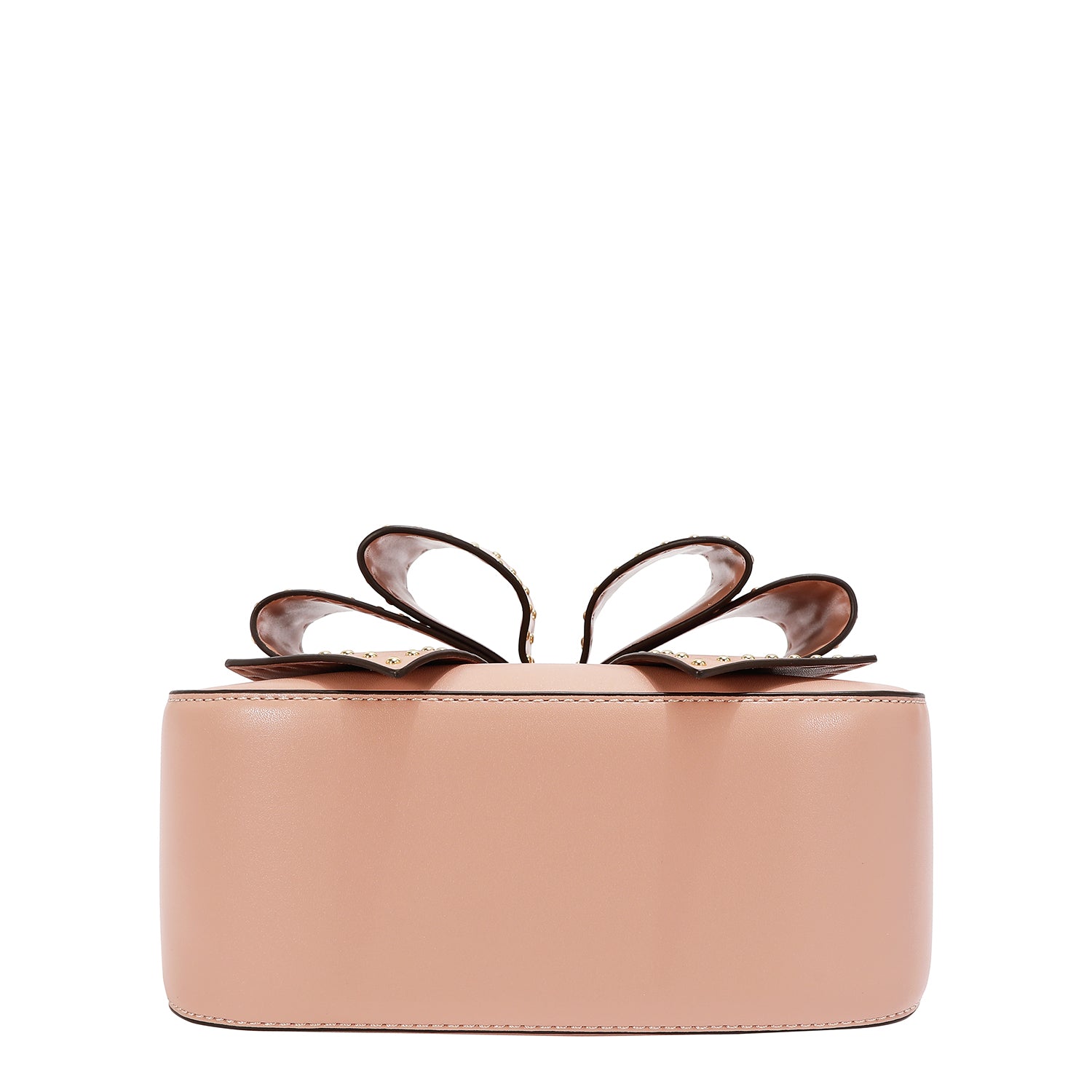 Studded Bow Handbag Blends Edgy and Feminine Style, with a Bold