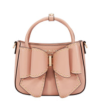 STUDDED BOW HANDBAG