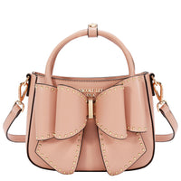 STUDDED BOW HANDBAG