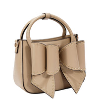 STUDDED BOW HANDBAG