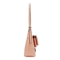 STUDDED BOW SHOULDER BAG
