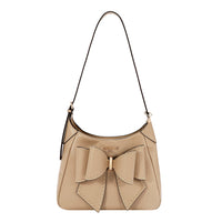 STUDDED BOW SHOULDER BAG