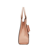 STUDDED BOW HOBO BAG