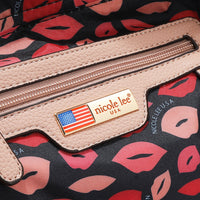 STUDDED BOW SATCHEL BAG