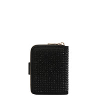 SOLID CRYSTAL HEART BIFOLD WALLET