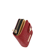 SOLID CRYSTAL HEART BIFOLD WALLET