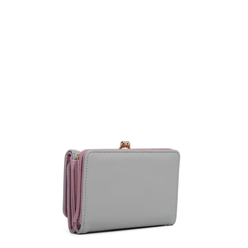 SOLID AGUSTINA TRIFOLD WALLET