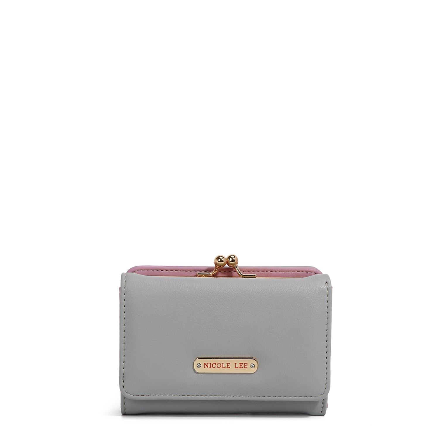 nicole lee 財布 Amazon.com: NICOLE LEE Bifold Flap Wallet with Detachable Wristlet