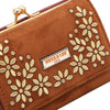 FLORAL LEAF COMPACT WALLET