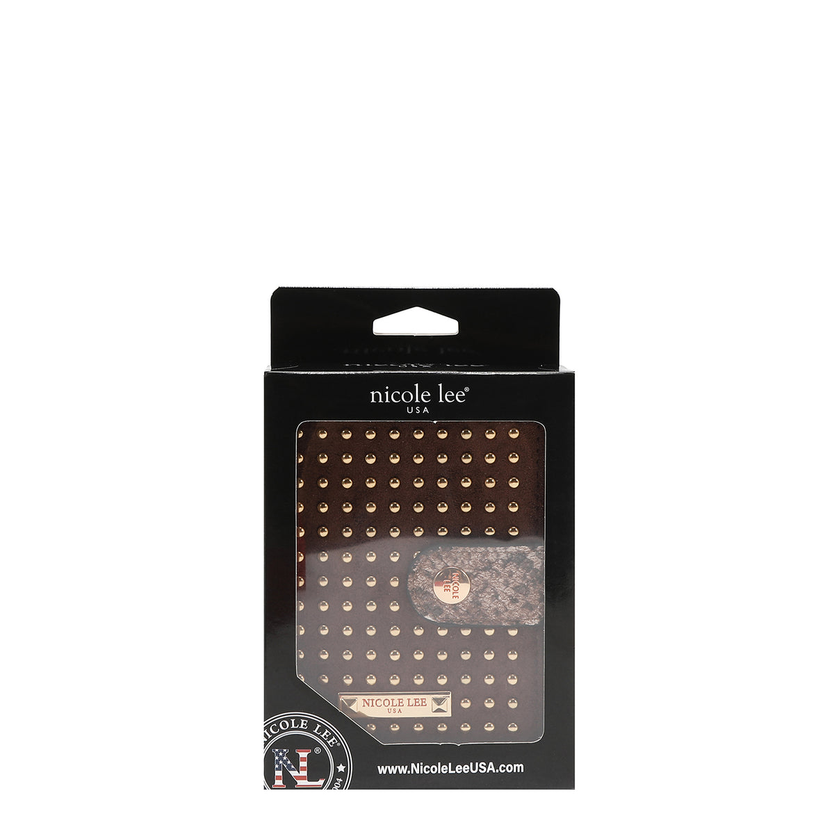 STUDDED GLAM WALLET