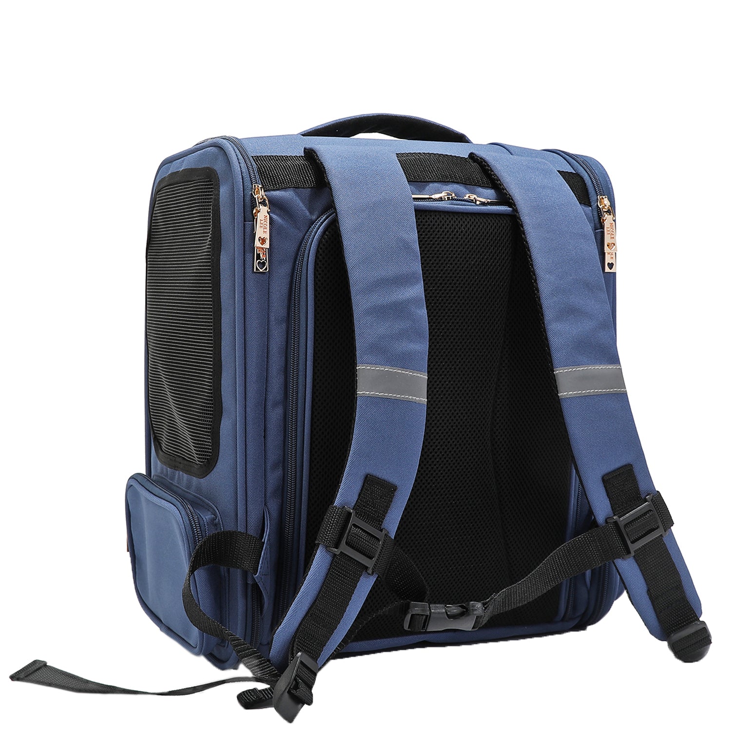 Expandable Pet Carrier Backpack for Small Pets, Multiple Pockets