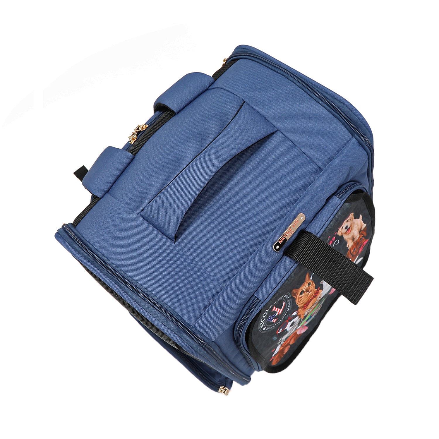 Expandable Pet Carrier Backpack for Small Pets, Multiple Pockets