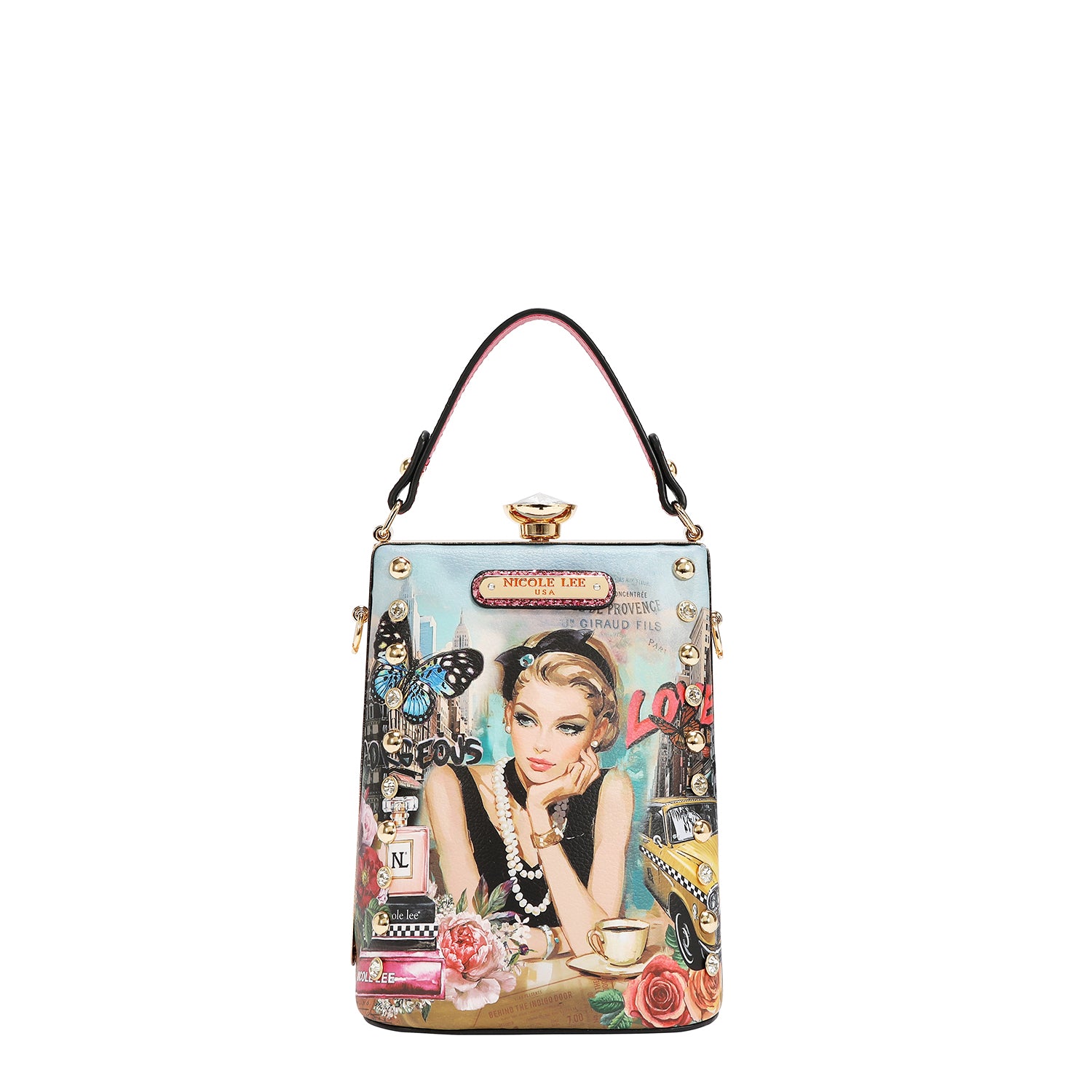 LE　SE　RI　ルセリバッグ Everyday Small Satchel - Floral Lattice Embroidery – LeSportsac