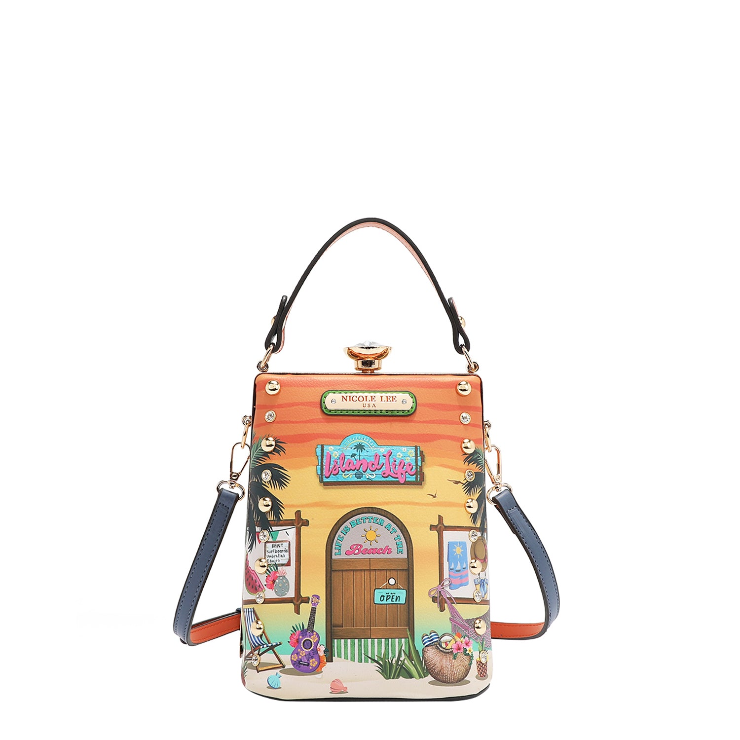 DIAMOND STONE CLUTCH