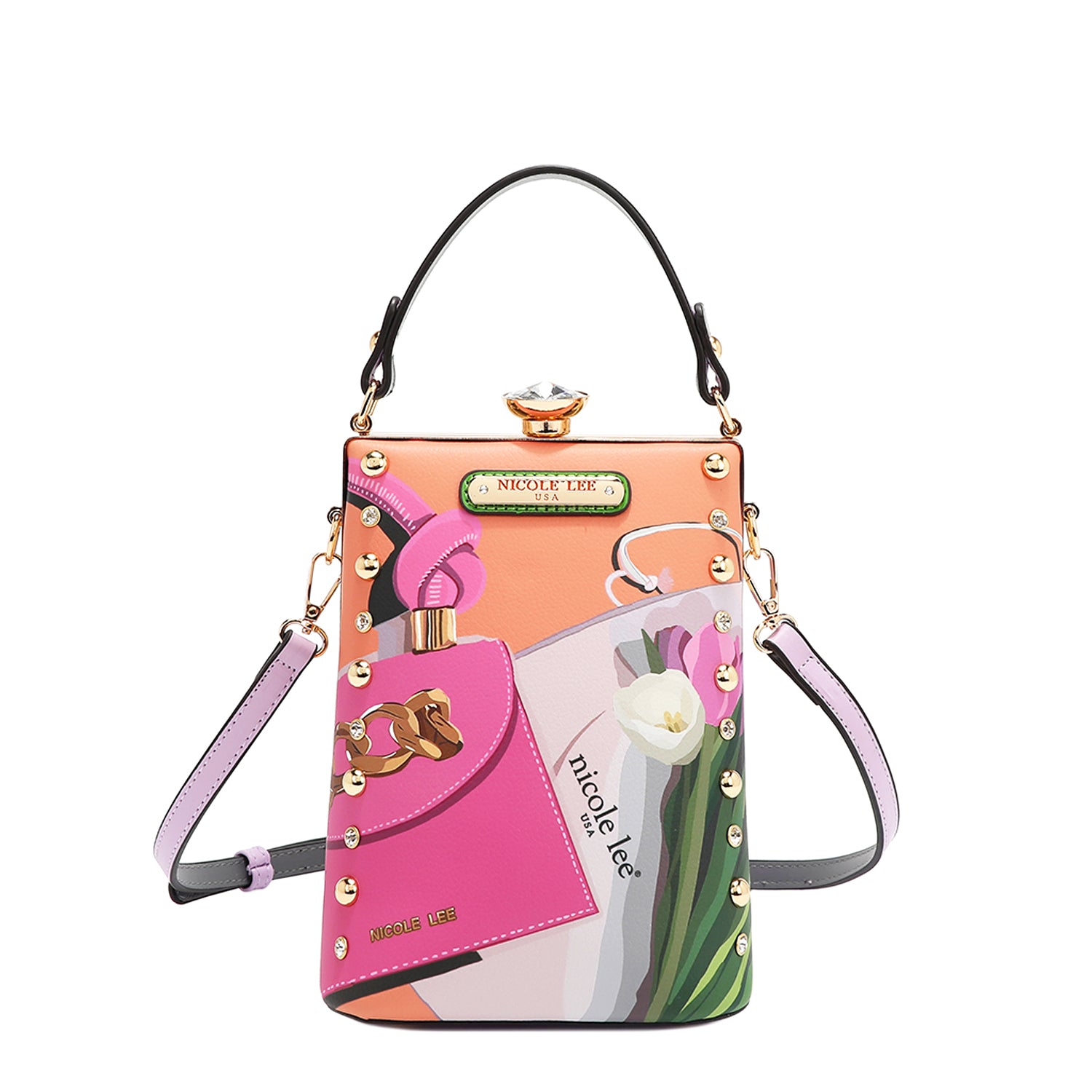 DIAMOND STONE CLUTCH