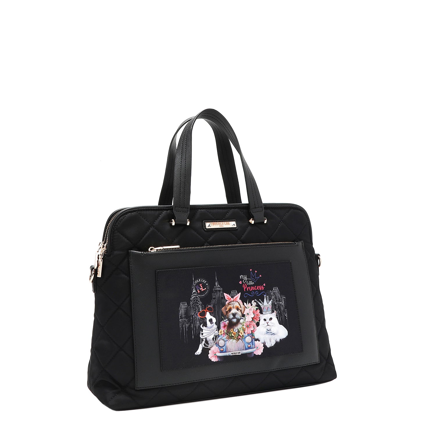 Quilted Laptop Bag, Fits up to 16